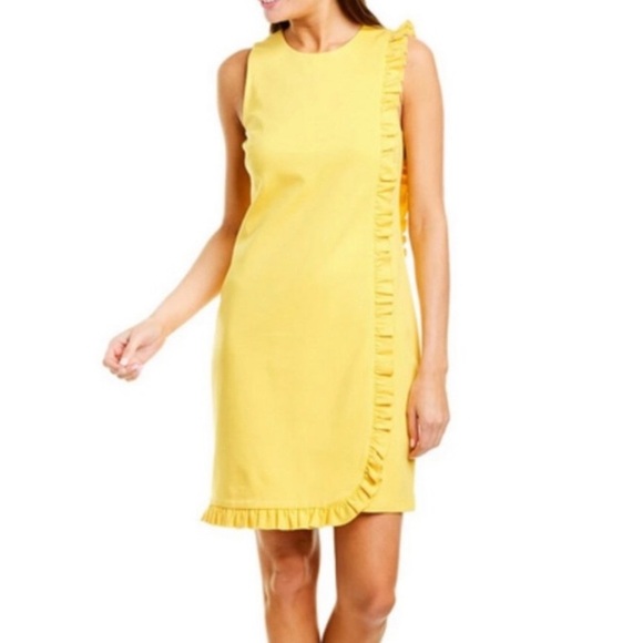 Trina Turk Sunlight Ruffle Trim Dress size 4 - Picture 1 of 5